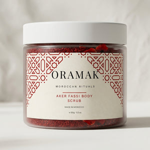 Gommage Éclat Rosé à l'Aker Fassi & Grenade