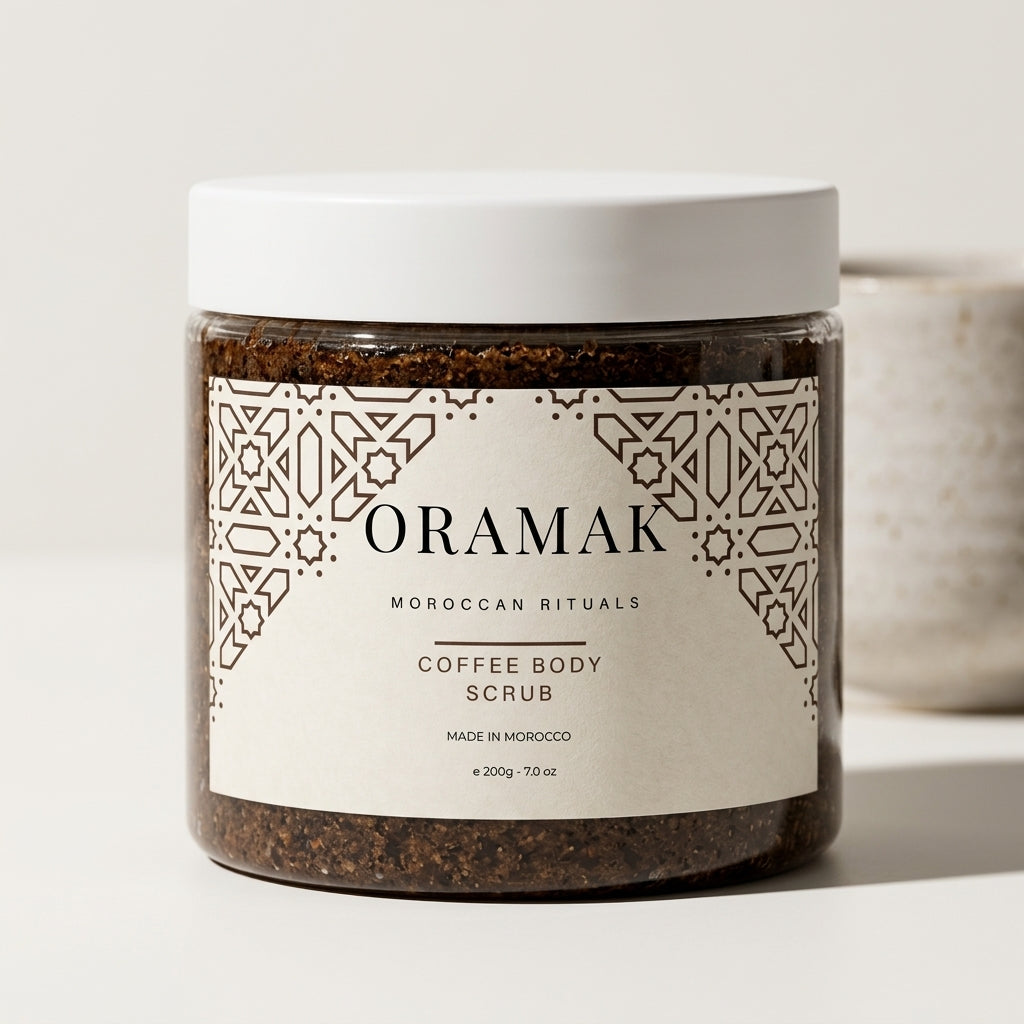 Gommage ORAMAK Cafe Menthe Poivree energisant anti-cellulite 200g