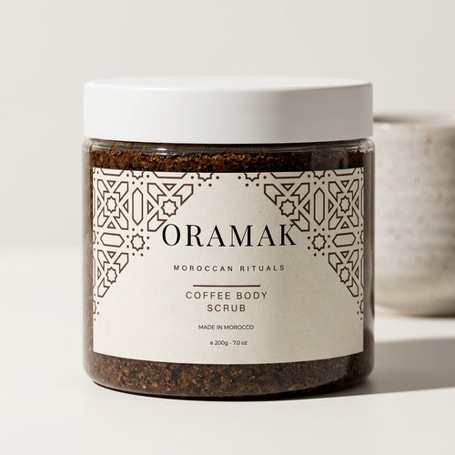 Gommage ORAMAK Cafe Menthe Poivree energisant anti-cellulite 200g
